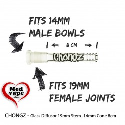 CHONGZ GLASS DIFFUSOR 19mm...
