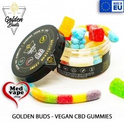 VEGAN CBD GUMMIES 120mg  - GOLDEN BUDS MEDVAPE EU